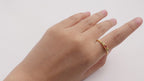 Rainbow sapphire five stone ring in 18K gold — video view