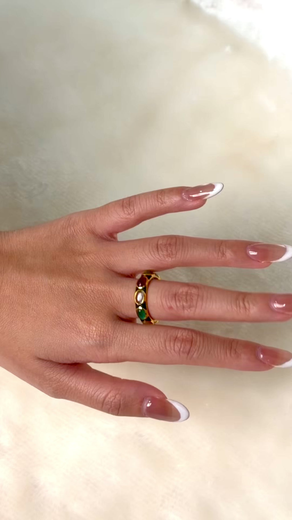 Modern multi gem statement ring by Jewelry by Crimson